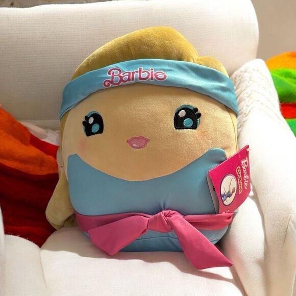 Barbie Cuutopia 10" 80s Workout Blue With Headband + Pink Belt Soft Plush Toy NW - Picture 1 of 5
